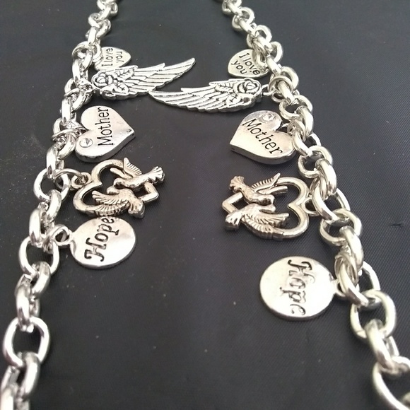 New Elegant Silver Mother Love You Hope Bracelet - Picture 7 of 8